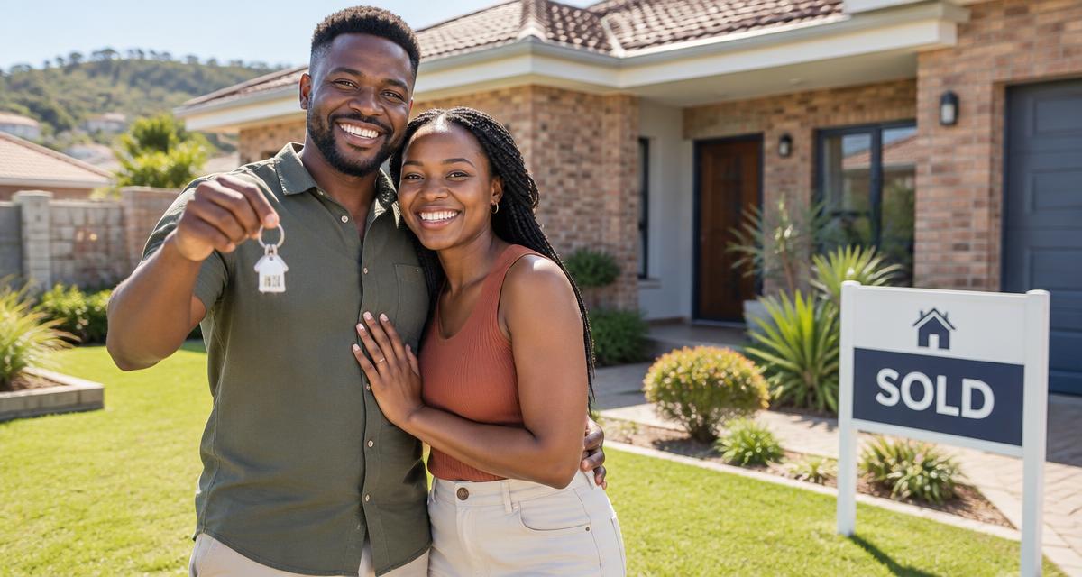 Explaining the Process of Buying a House in South Africa — a South African editorial illustration
