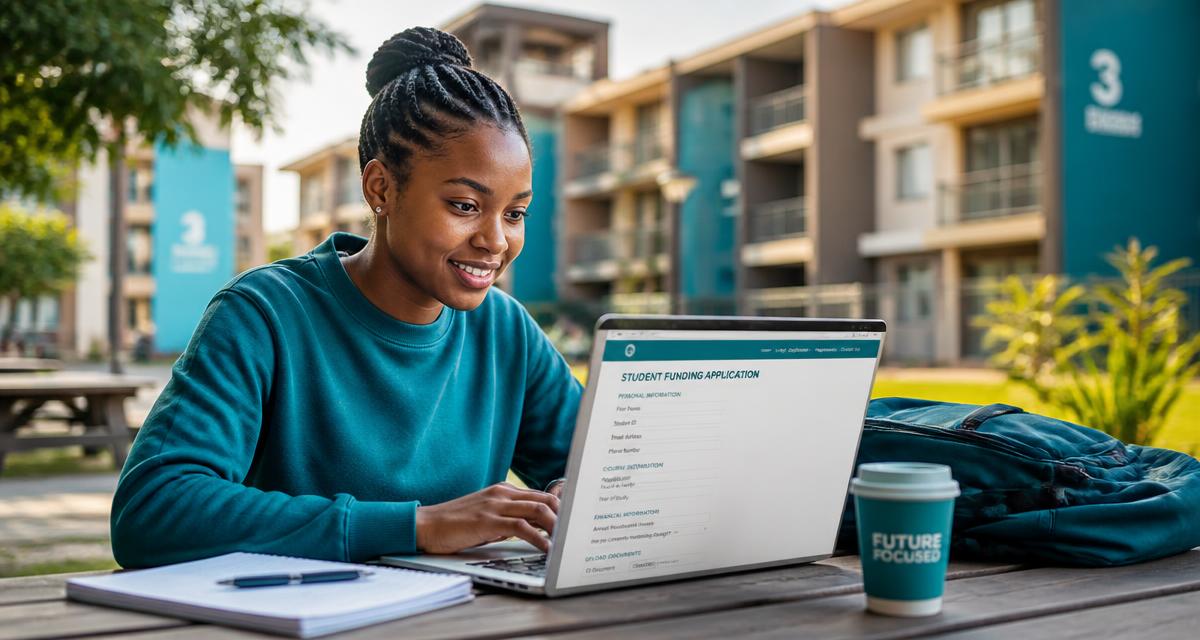 NSFAS Application & Loan Repayment: Step-by-Step Guide — a South African editorial illustration